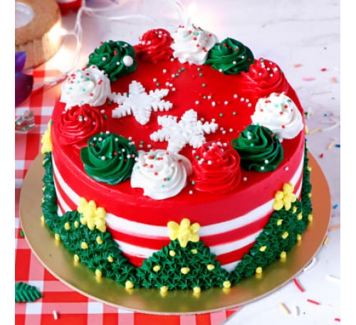 Christmas Theme Cake