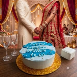 Blue Amber Cake