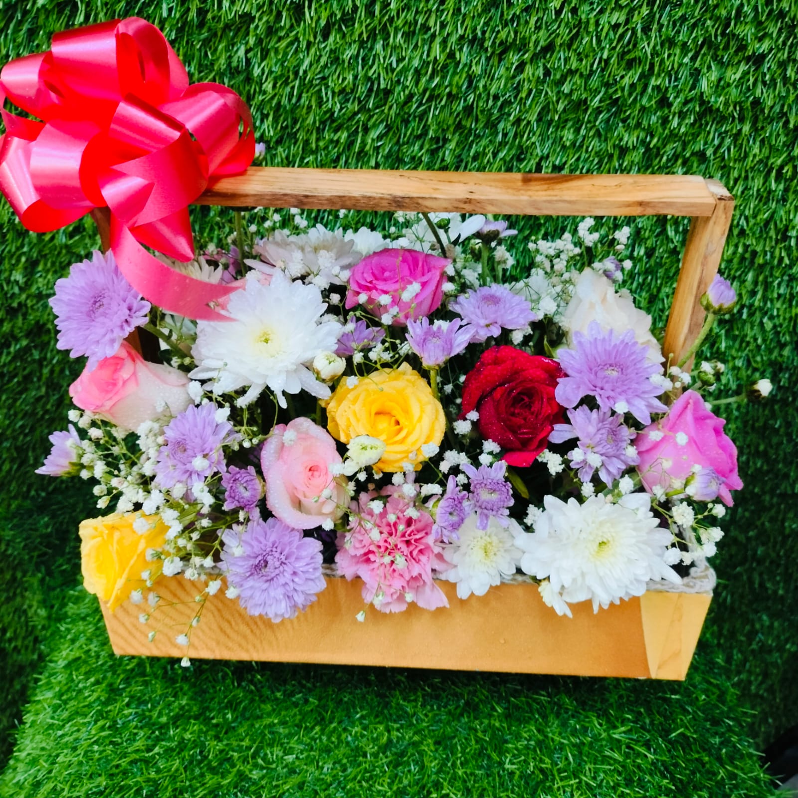 Beautiful fresh flower bouquet and gift arrangement – FlowerDekho