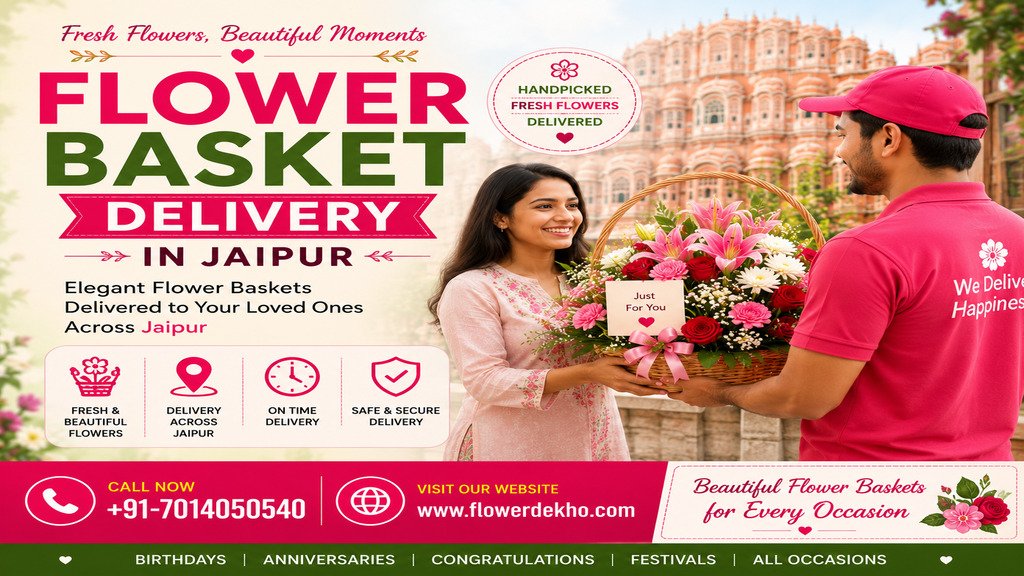Flower Basket Delivery in Jaipur
