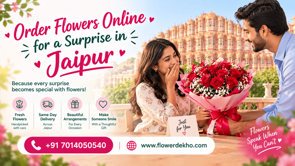 Order Flowers Online for a Surprise in Jaipur